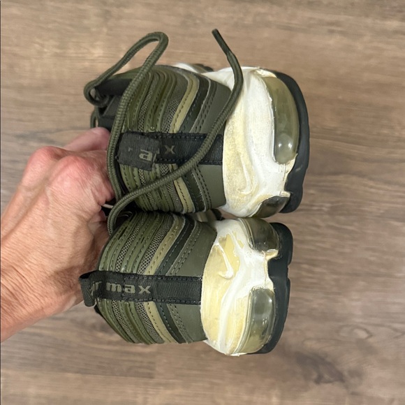 Nike Air Max 97 Medium Olive White Women’s Size 8.5 - Picture 5 of 7